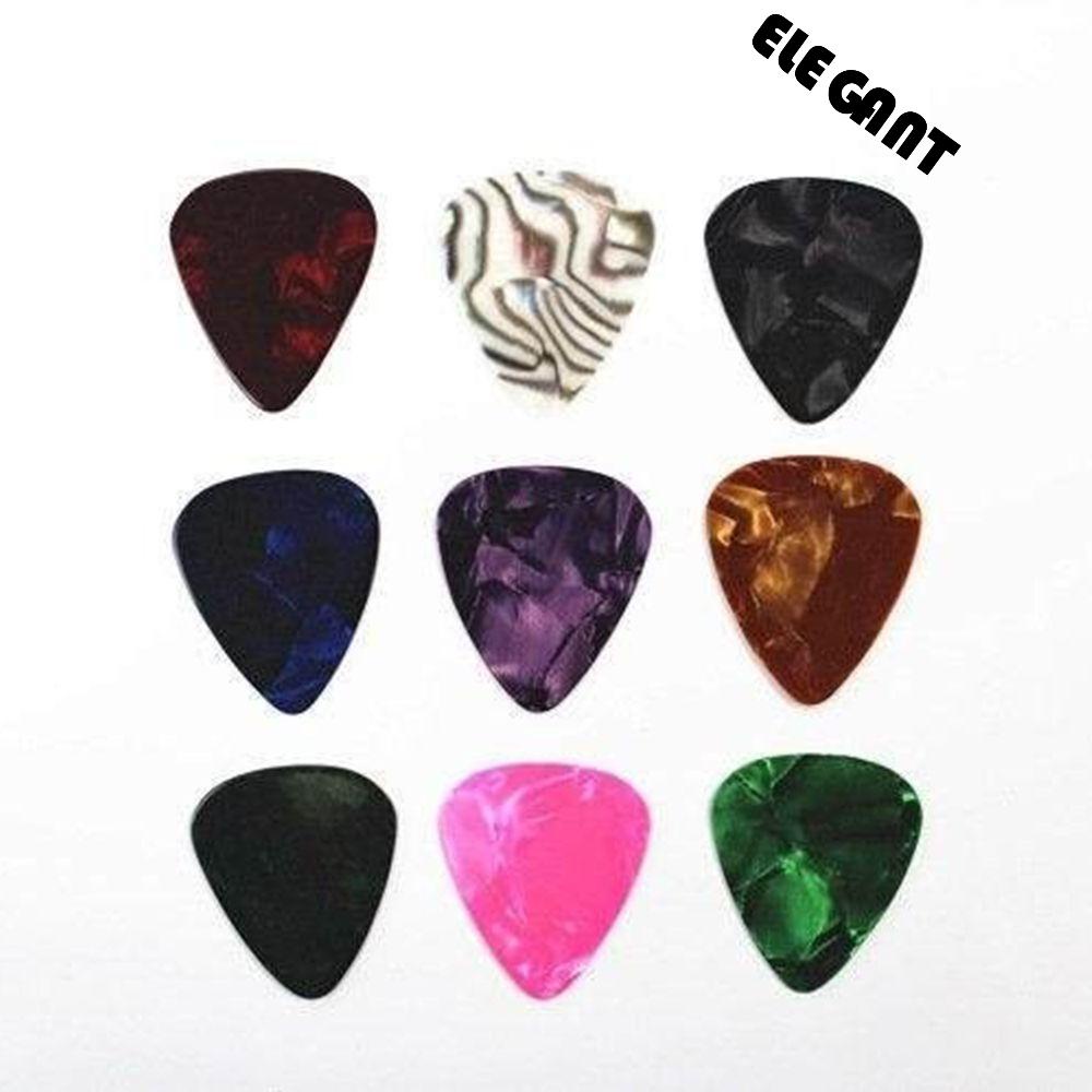 【 ELEGANT 】 Obral Pick Gitar Bermanfaat Best Plectrum Aneka No Box Mix Aneka Akustik Celluloid