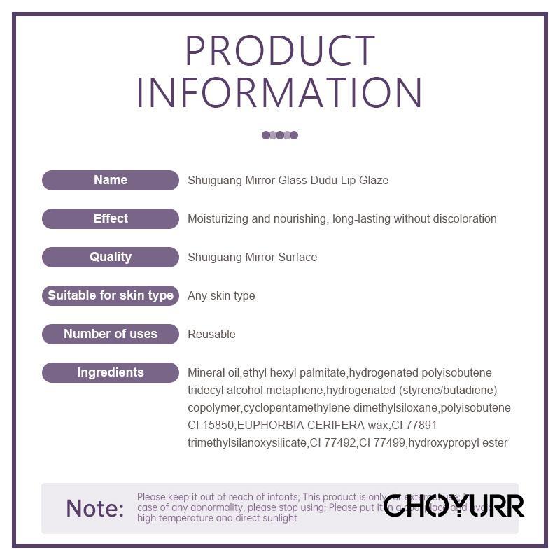 【COD】Uslike Lip Gloss Seri Water Light Lip Gloss Pelembab Uslike Lip Cream Tahan Lama-CH