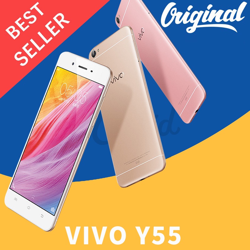 hp VIVO Y55 RAM 3/32GB 5.2 inch Layar HD Android Smartphone Murah handphone FULLSET Garansi TOKO