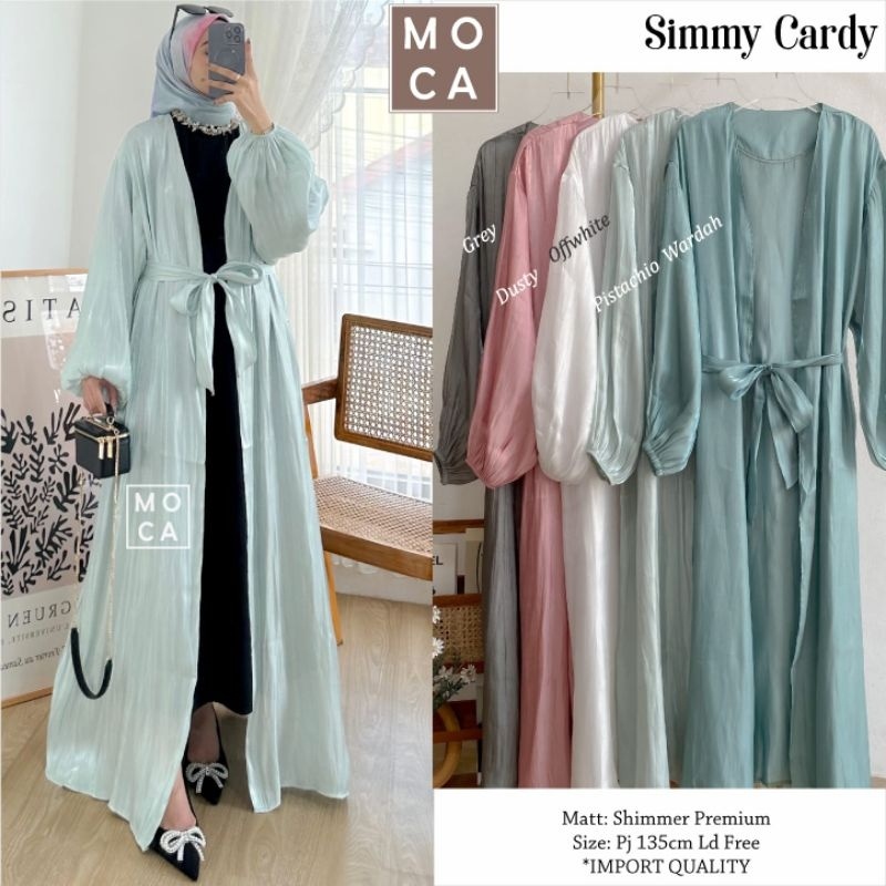 SIMMY CARDY OUTER ORI MOCA | Ld free Shimmer Prrmium