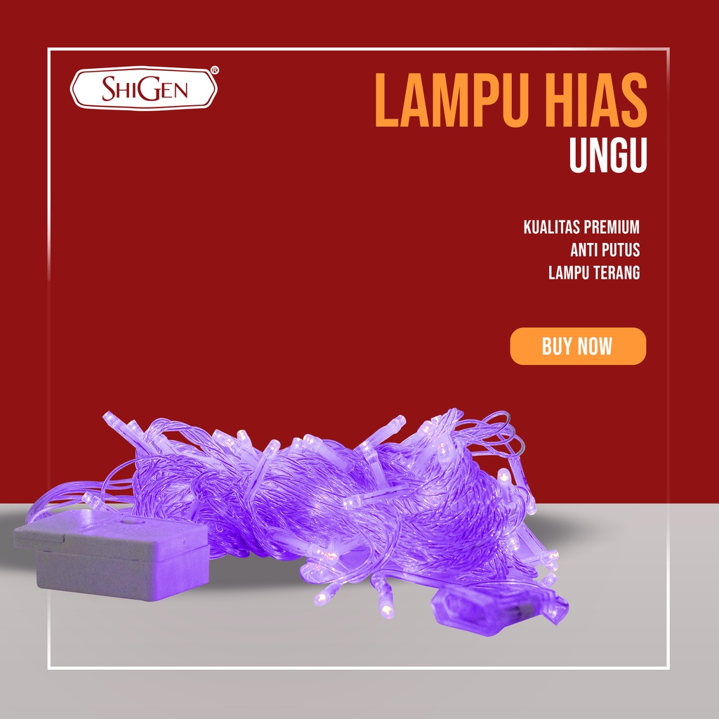 Lampu Hias / Lampu Natal ECO Shigen Premium NEW