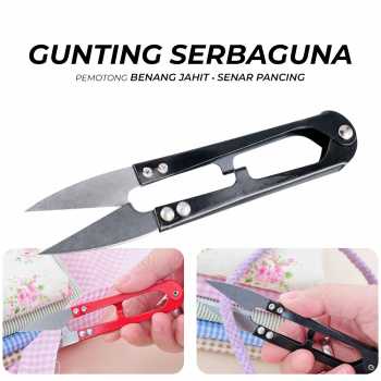 

ZOTO Gunting Pemotong Benang Senar Pancing Jahit Serbaguna - J01