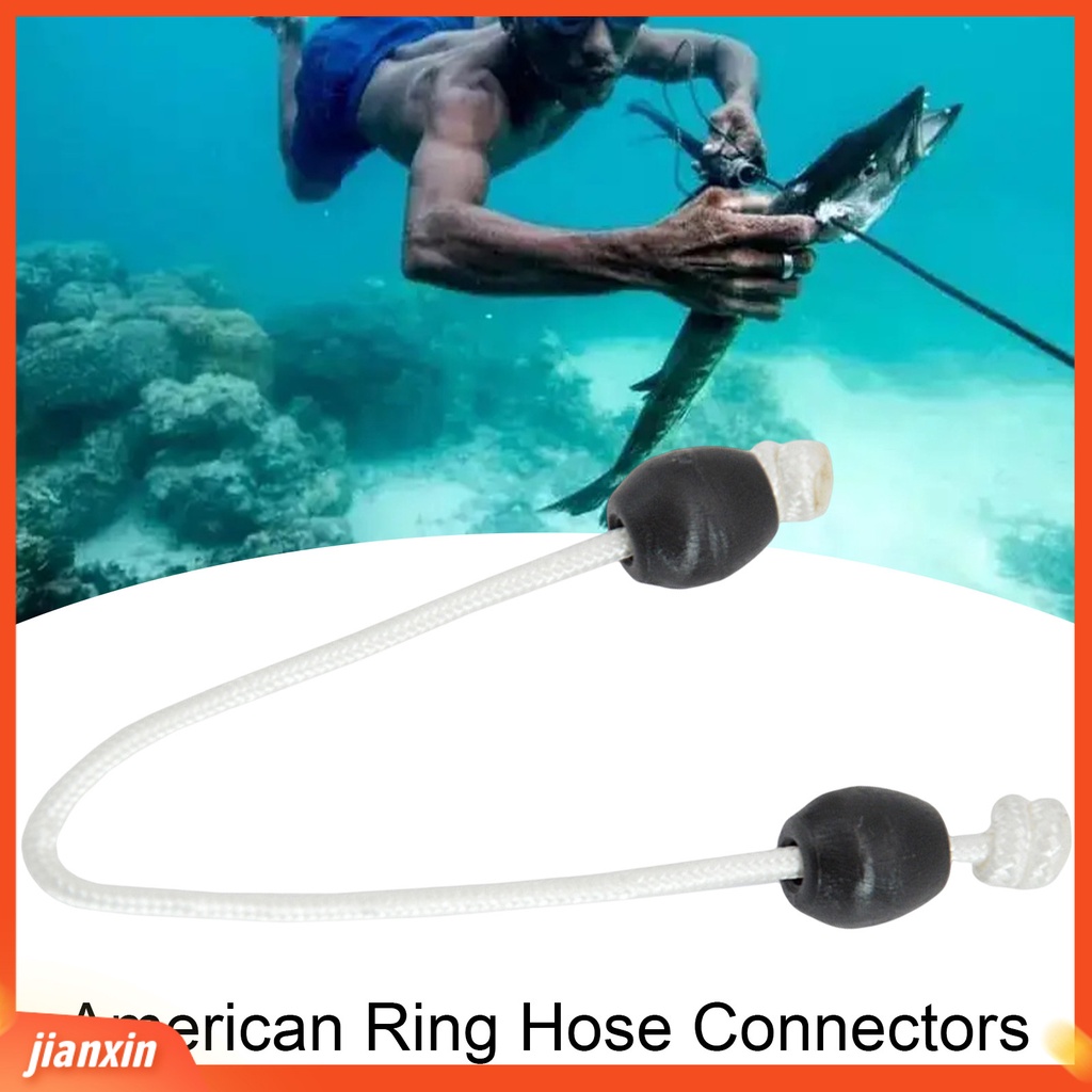 (In Stock) Konektor Tabung Loop 2mm Tali Bentuk V Tarik Tinggi Aksesoris Memancing Laut Bawah Air Adaptor Tabung Karet Untuk Memancing