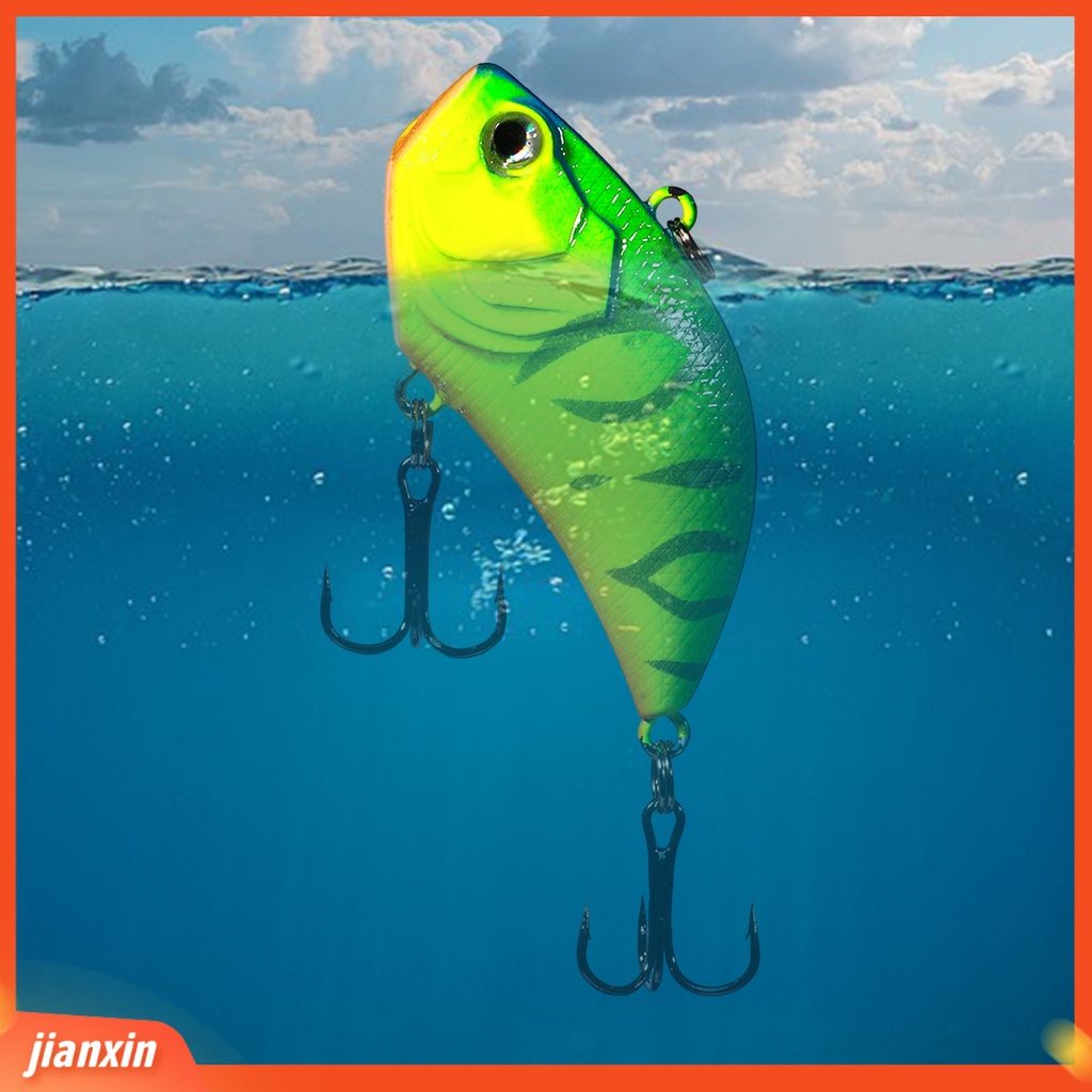 (In Stock) 5.4cm /13g Umpan Pancing Simulasi 3D Fisheye Getaran Spinner Kait Tajam Mencegah Pelarian Bass Laut Profesional Memancing Umpan Buatan Umpan Keras Fishing Tackle