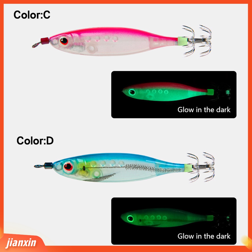 (In Stock) 85mm /5.5g ABS Umpan Palsu 3D Mata Hidup Desain Bercahaya Umpan Bionik Perlengkapan Memancing