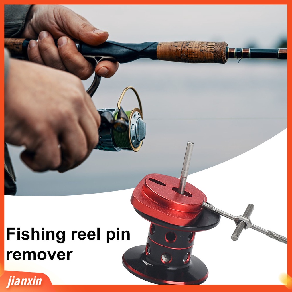(In Stock) Anti Gores Kecil Ringan Aluminium Alloy Reel Bearing Remover Gulungan Pancing Bongkar Pasang Alat Pemeliharaan Peralatan Memancing