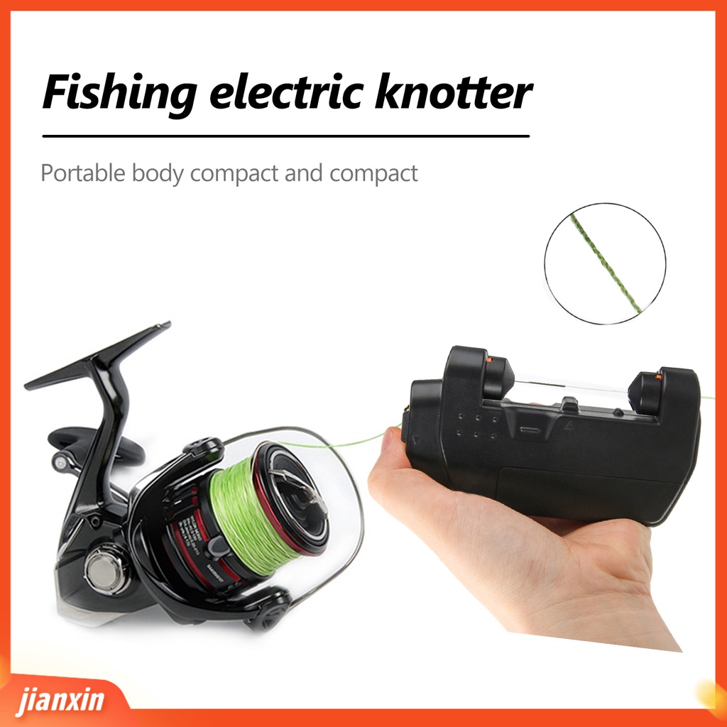 (In Stock) Electric Lure GT Knotter Otomatis Quick Knotting Mesin Profesional Kail Pancing Tier Alat Pancing Tackles