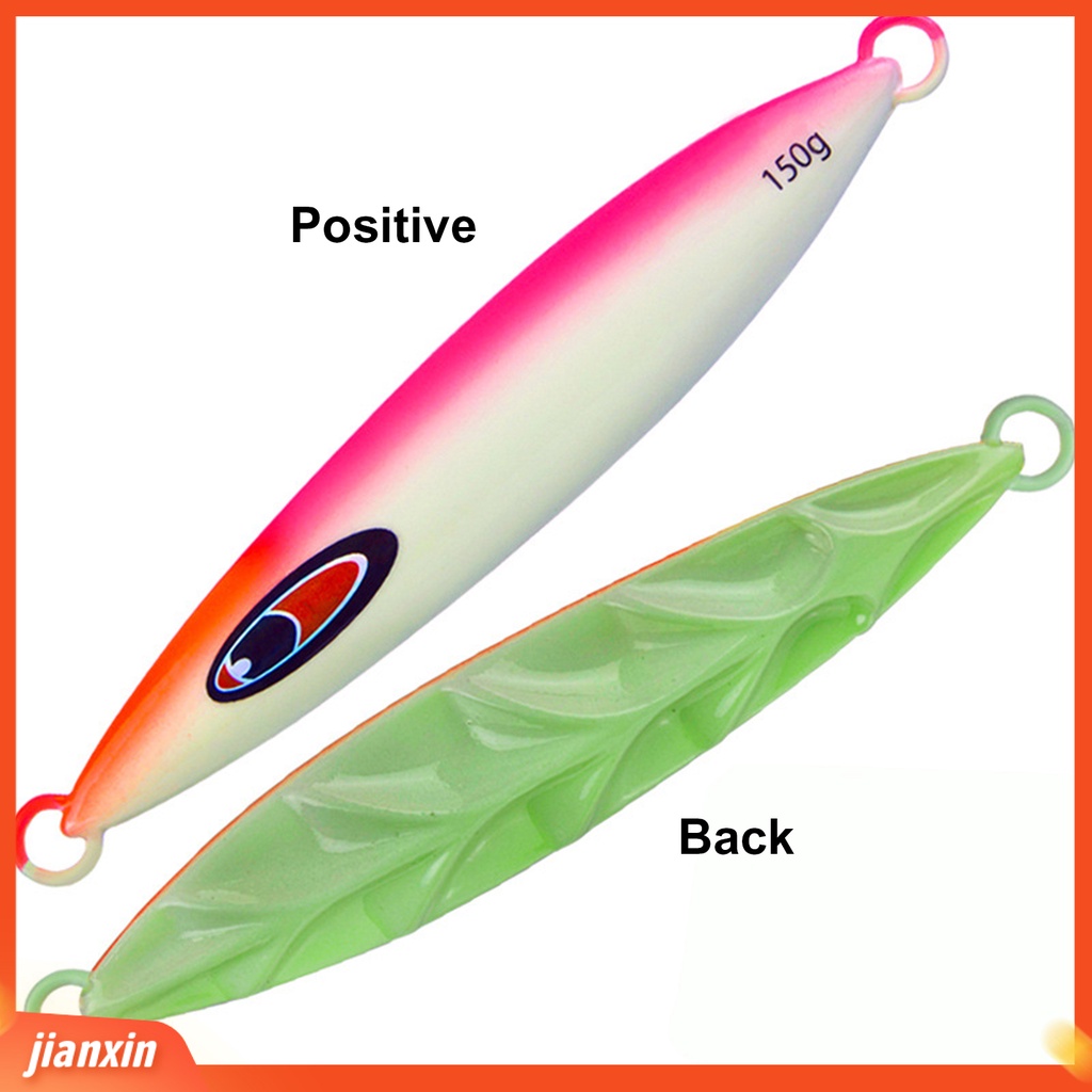 (In Stock) 100g /120g /150g /200g 12.2cm /13cm /14cm /15.2cm Umpan Piring Pancing 3D Slow Shaking Ultra Thin Metal Jigging Fishing Slow Shake Lure Aksesoris Untuk Angling