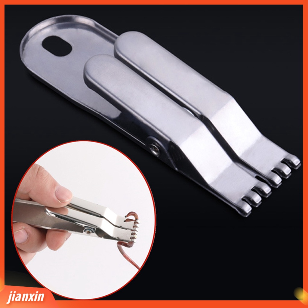 (In Stock) Klip Penjepit Umpan Cacing Tanah Stainless Steel Earthworm Bloodworm Fishing Tackle Tool