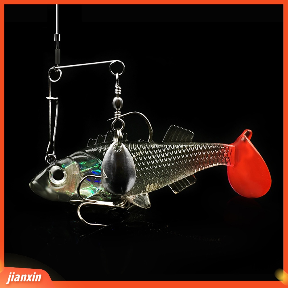 (In Stock) Stainless Steel Spinnerbait Pisau Lures Rigs Sendok Pancing Bracket Keseimbangan