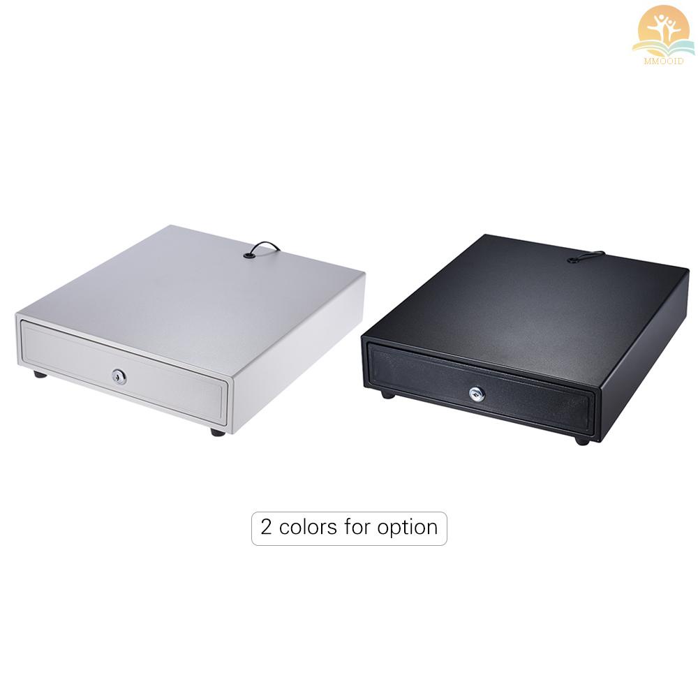 In Stock Heavy Duty Electronic Cash Drawer Box Case Storage 4tagih 5tray Koin Support Push Manual Buka Kunci-lock RJ11 Untuk Printer Epson Star POS Mesin Kasir Uang