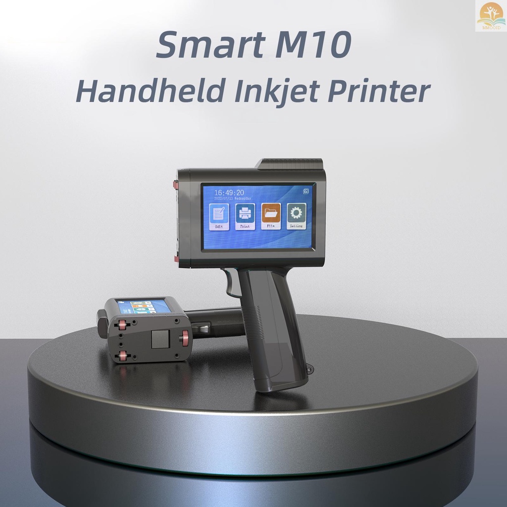 In Stock Printer Inkjet Genggam HD Portabel Dengan Printer Barcode Cerdas Touchscreen 4.3 Inci Mendukung Logo Tanggal Kode QR Simbol Angka Batch Antarmuka USB Untuk Data Variabel Wi