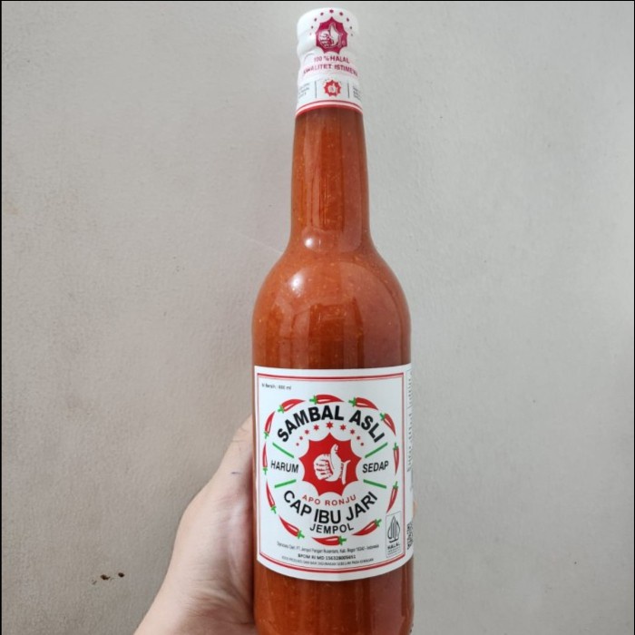 Saus Sambal Asli Cap Ibu Jari Jempol 600ml