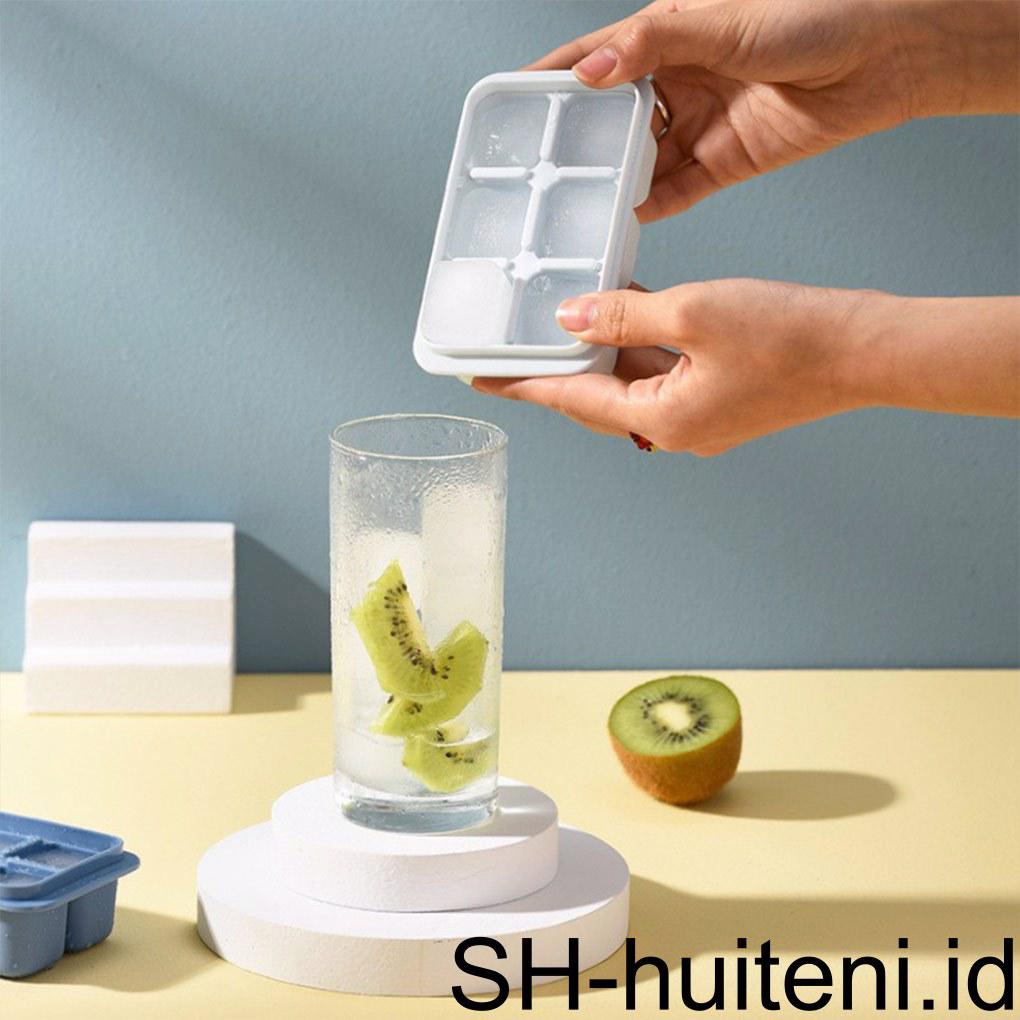 Paket 3cetakan Es Batu Dengan Tutup Anti Bocor Disegel Kulkas Icing Minuman DIY Mold Homemade Supply Untuk Bar Club