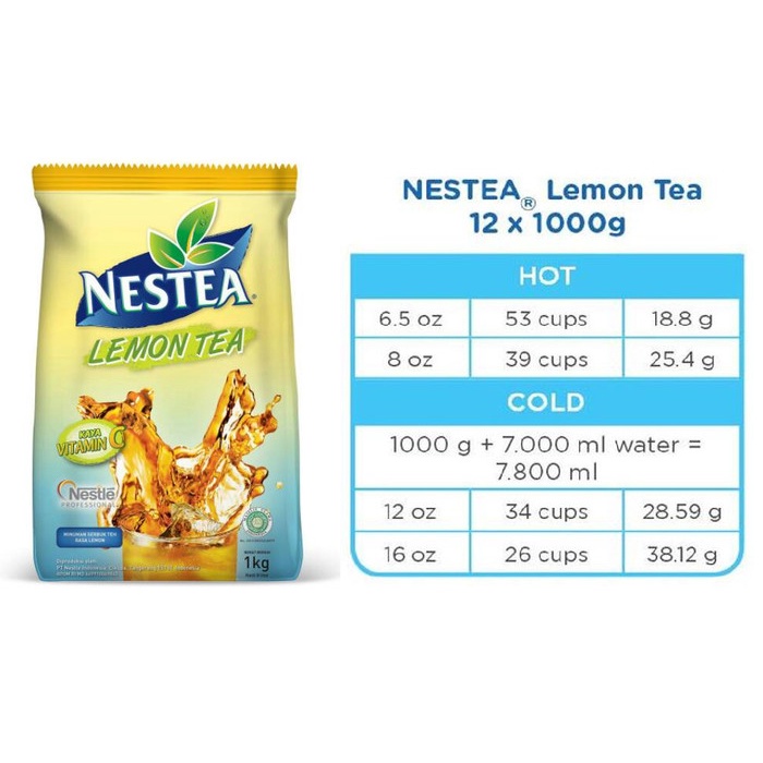 

NESTLE NESTEA LEMON TEA 500gr teh Nestle Professional