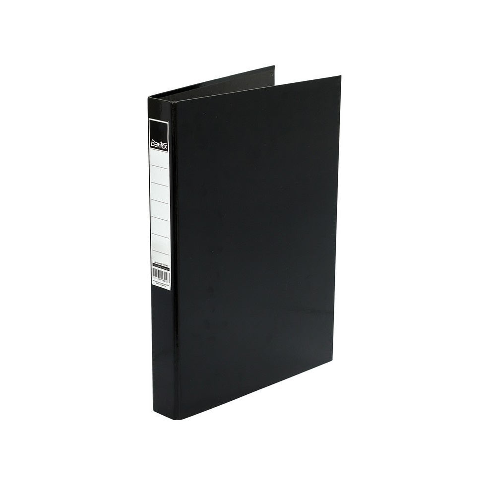 

[Artomas] Bantex Laminated Ring Binder 2 Ring 25mm Folio Black 1132 10