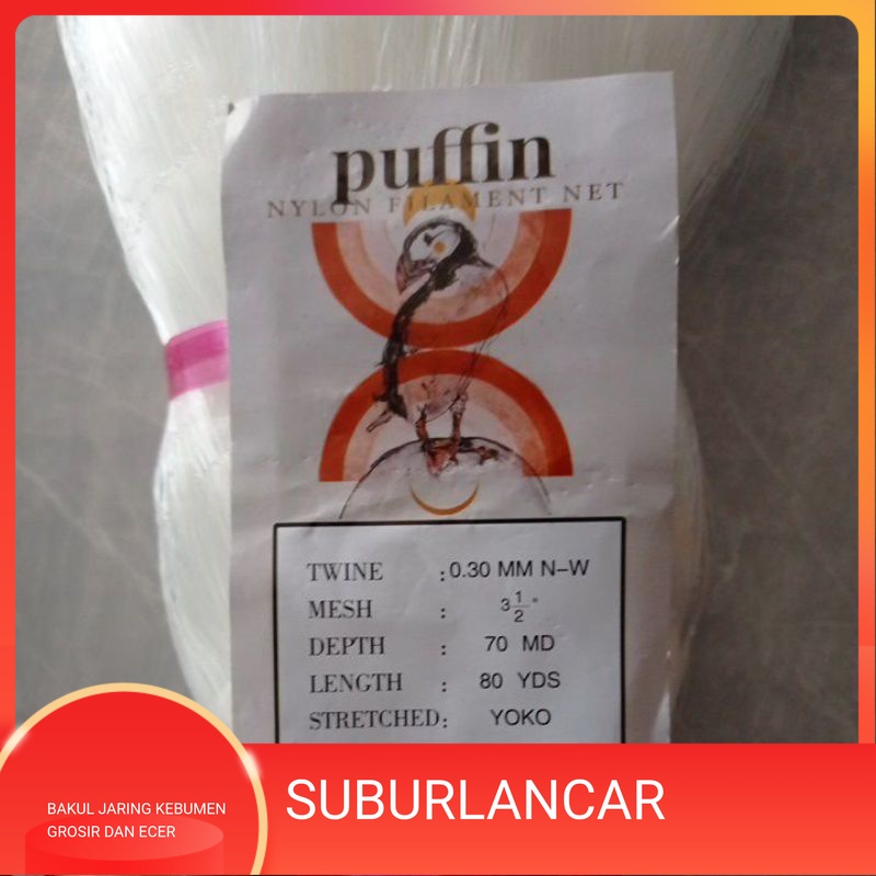 Jaring ikan senar import 3½ inchi 0.30 70md/80yds yoko pukat ikan jaring ikan nelayan