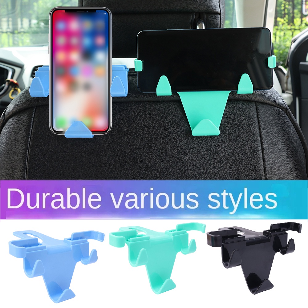 [Fitur] Gantungan Hook Belakang Kursi Mobil/Pengait Sandaran Kepala Kursi Belakang Kendaraan/Holder Handphone Multifungsi/Penyimpanan Dudukan Universal/Untuk Tas Belanjaan Baju Dompet