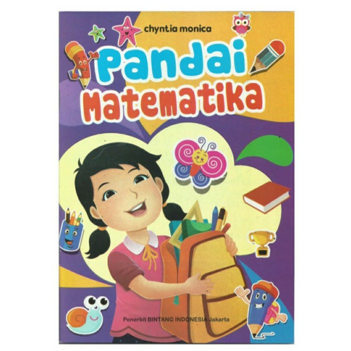 Buku Anak Pandai Matematika Ukuran Jumbo Untuk TK dan Paud / BI