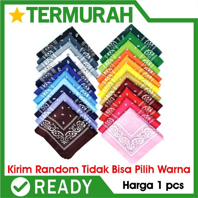 slayer bandana batik pria wanita Sapu Tangan Masker syal ikat kepala