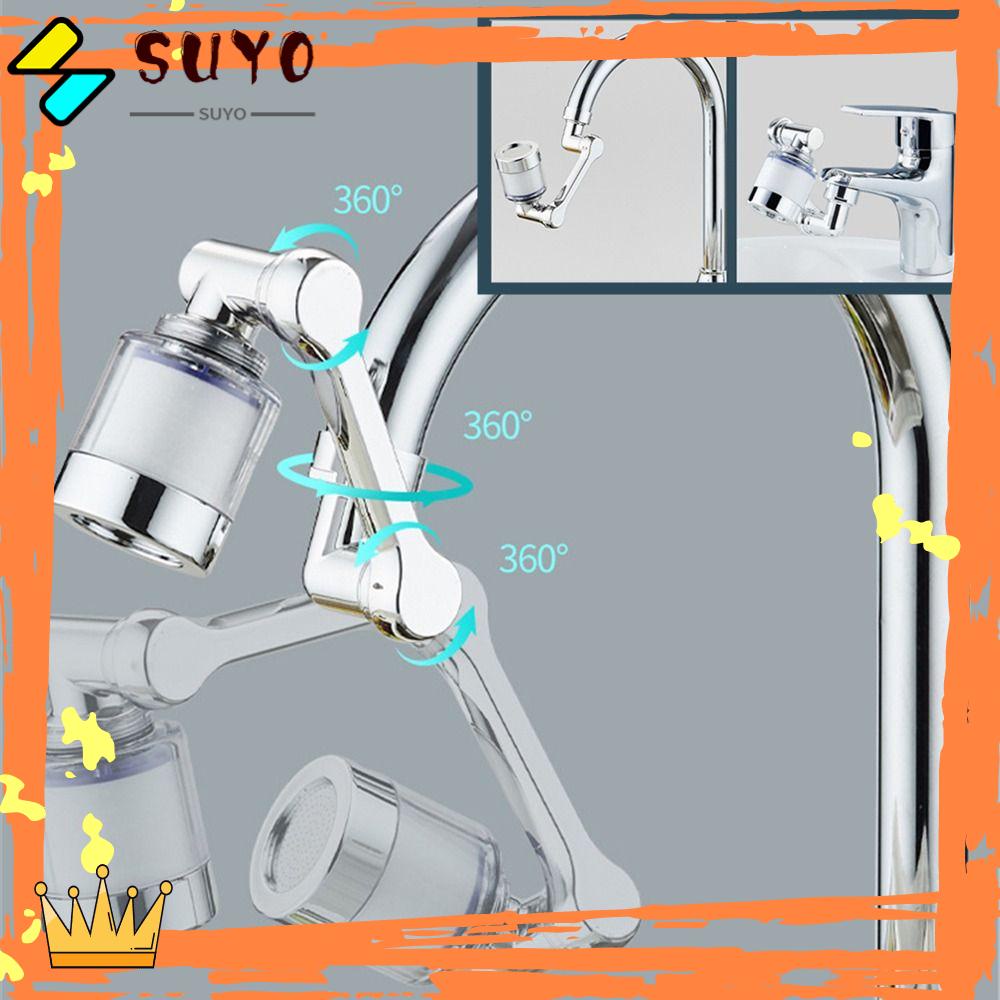 SUYO Kran Dapur Rotatable Faucet Extender Faucet Nozzle Adapter Bubbler Kepala Penjernih Air