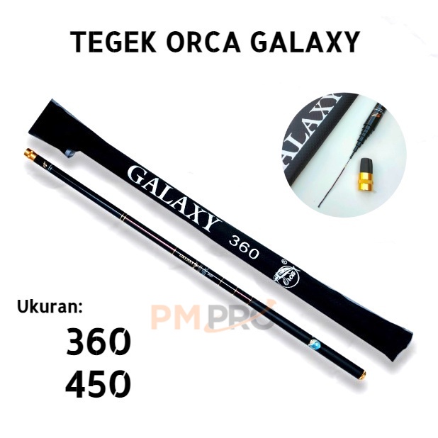 Joran Tegek Orca Galaxy 360 450 540 High Performance Material Carbon Ruas Panjang Tongkat Atau Tangk