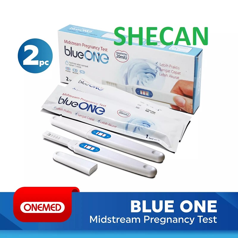 TEST KEHAMILAN BLUE ONE MIDSTREAM PREG TEST 1'S