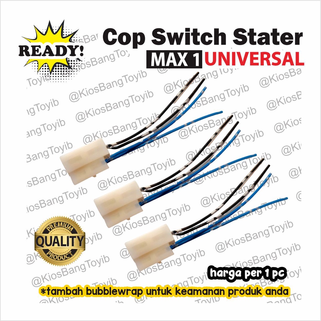 Socket Soket Switch Bendik Stater Starter PNP Universal (MAX1)