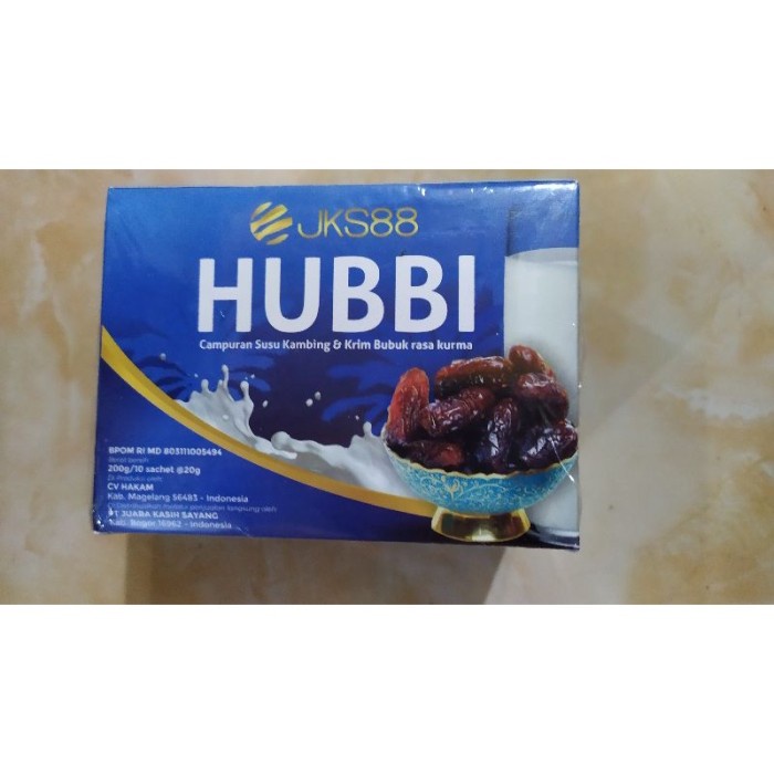 Hubbi jks88/campuran susu kambing & krim bubuk rasa kurma