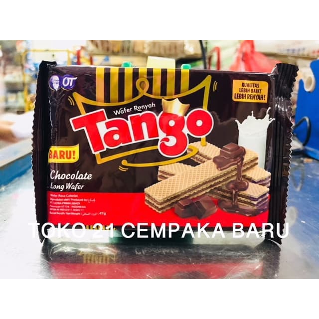 

Tango Wafer Chocolate Long Wafers 47g | Coklat Cokelat Promo Tango 47g