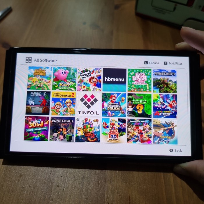 Tablet Nintendo Switch Oled CFW