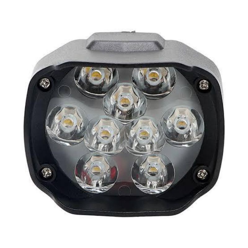 Lampu tembak LED 9 mata 10W Laser gun