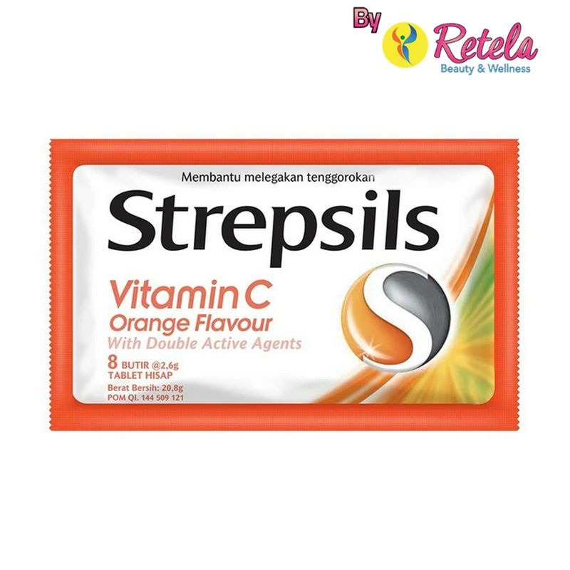 

Strepsils Vit-C Orange Isi 8 Tablet Hisap