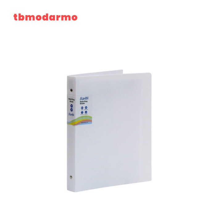 

[DD] TBMO Bantex Multiring Binder Trendy Warna Polos B5 26 Ring 3126 - White 07