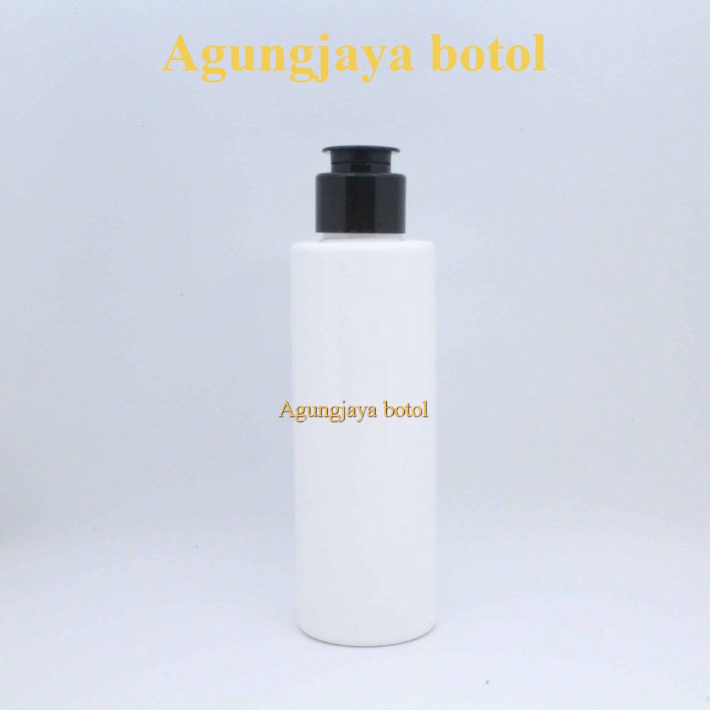 Botol Plastik 150 Ml Tabulor Putih Tutup Fliptop / Botol Fliptop / Botol Sabun / Botol Toner / Botol