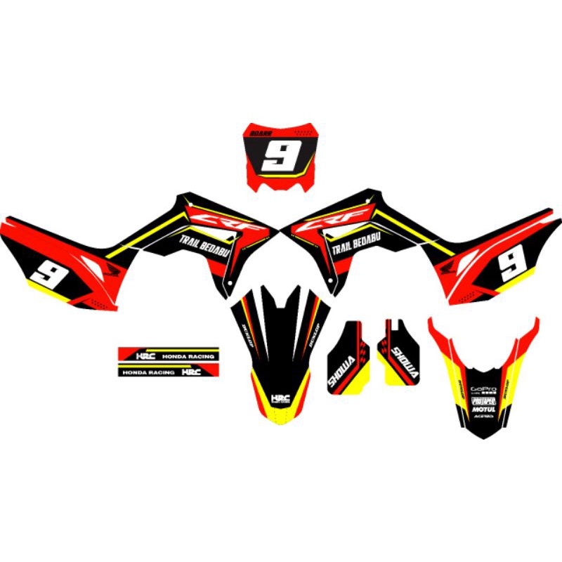 Decal crf glossy/doff