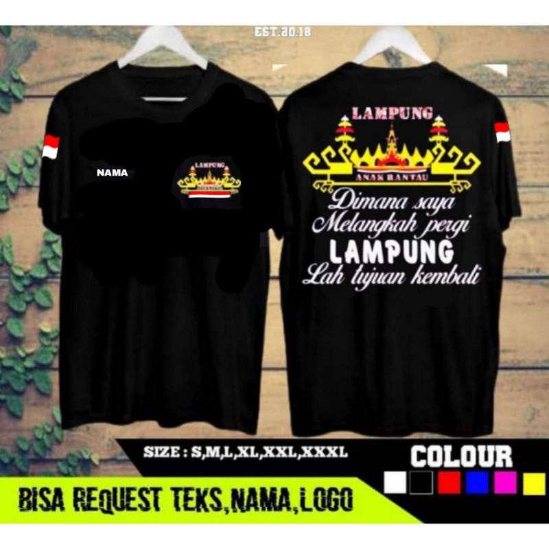 Kaos Lampung kaos siger anak rantau lampung berkualitas