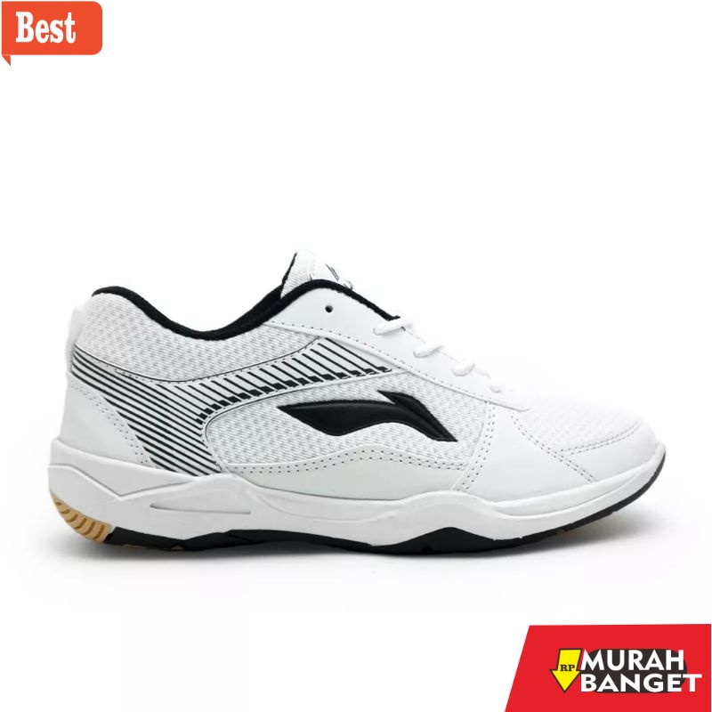 Sepatu bulu tangkis terbaru- Sepatu Olahraga Batminton Lining Pria Outsole Karet Standart Batminton