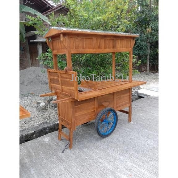 Gerobak angkringan grobak kayu grobak kopi atau robang angkringan - KmA2 murah
