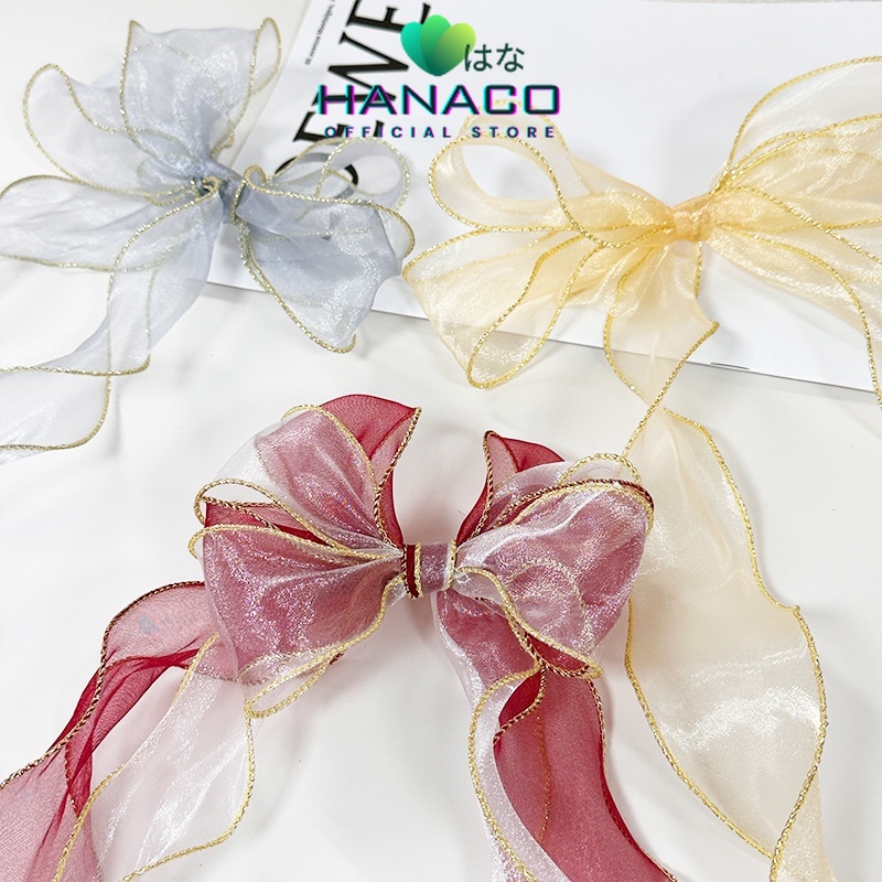 

HANACO - PTA6 LISEMAS Pita Hazy Lis Warna Emas Korea / Pita Colorful / Pita Kado Bunga Cantik Glossy Warna Warni No Cangkang