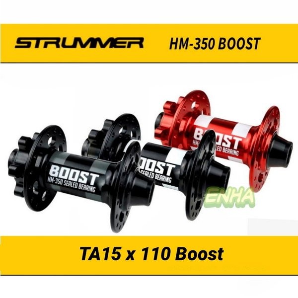 Hub Depan TA 15 x 110 MM Hub Depan Boost Strummer 32 Hole 32H 6 Bolts