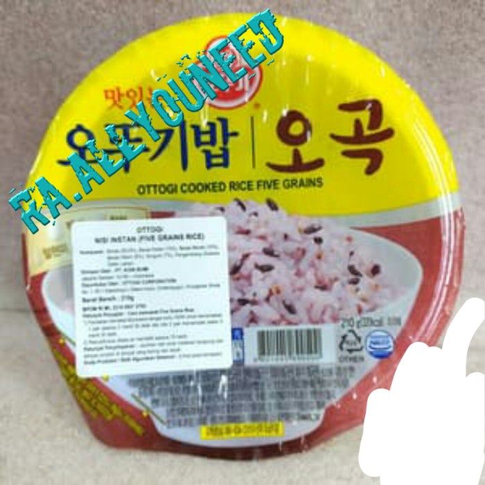 

Ottogi Cooked Five Grains Rice - Nasi Instant Five Grains Rice Made In