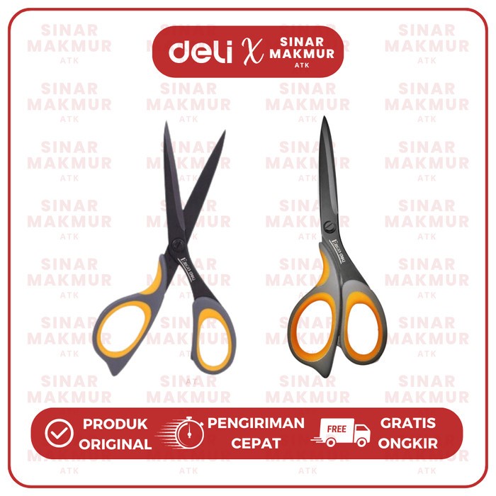 

Scissors/Gunting Ergo Anti Lengket Soft Handle 210mm Deli 77757 (Pcs)