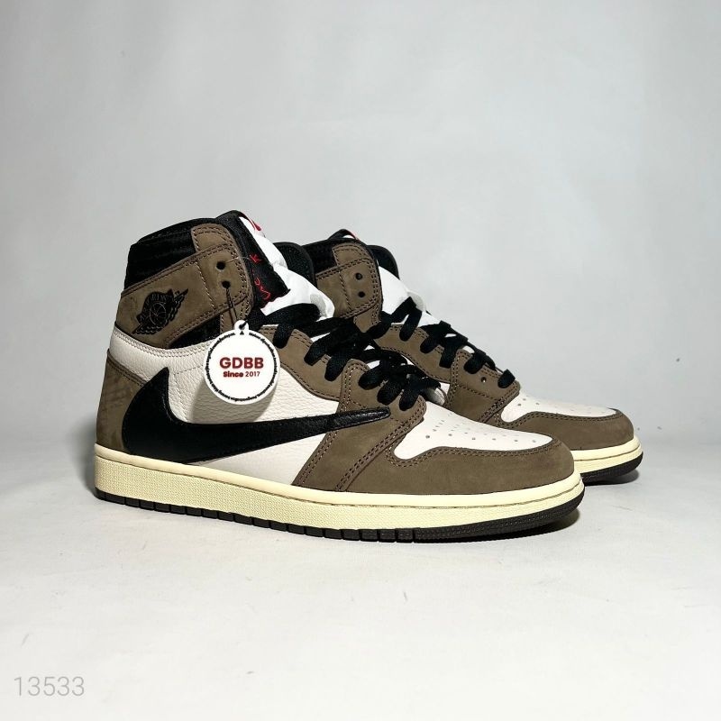 Air Jordan 1 Cactus Travis Scott Brown Vs