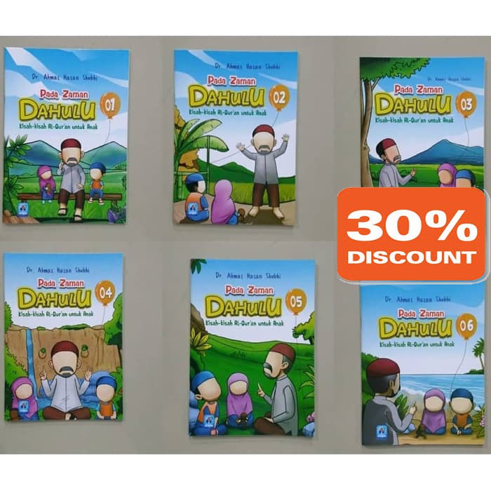 Buku Pada Zaman Dahulu Kisah-Kisah Al-Quran Untuk Anak 6 Jilid