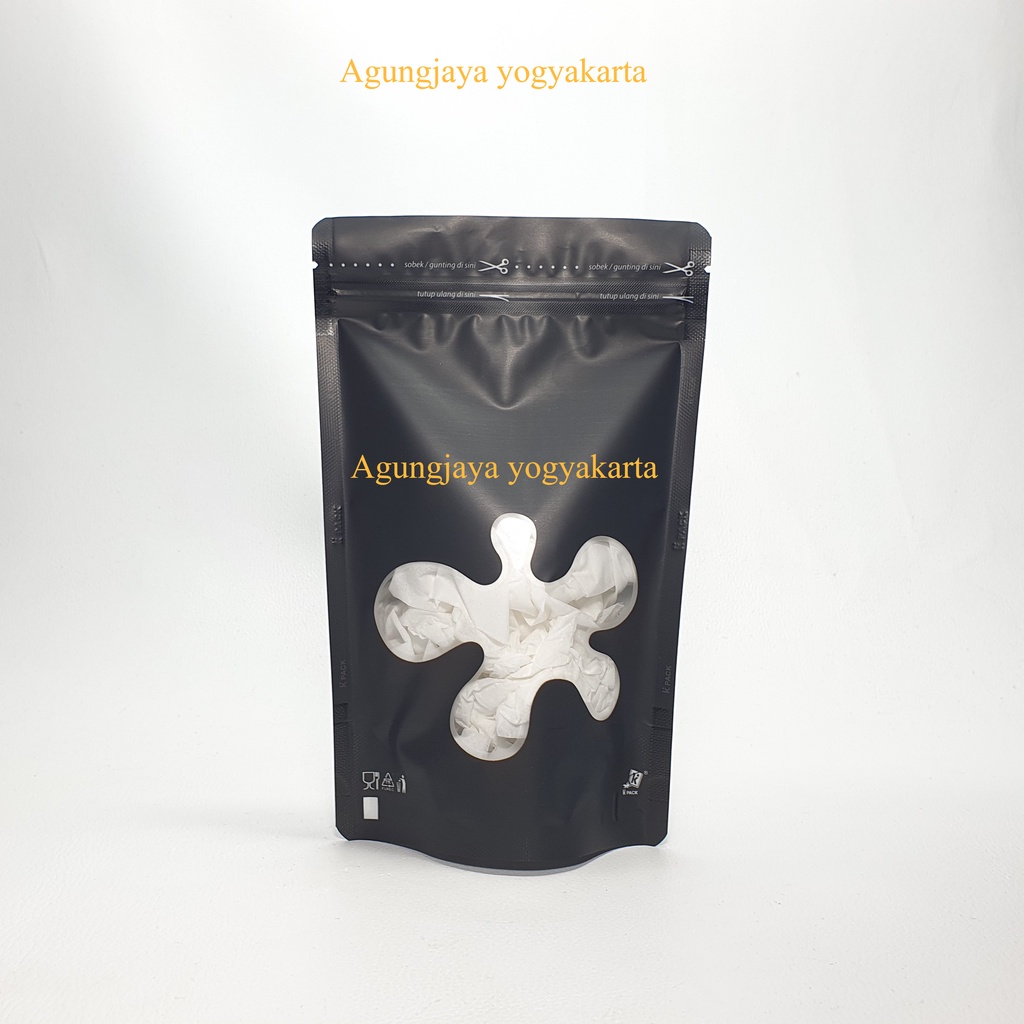 Pouch Window Transmetz Hitam Z Series / Plastik Pouch / Plastik Kemasan / Kemasan Snack / Kemasan Ko