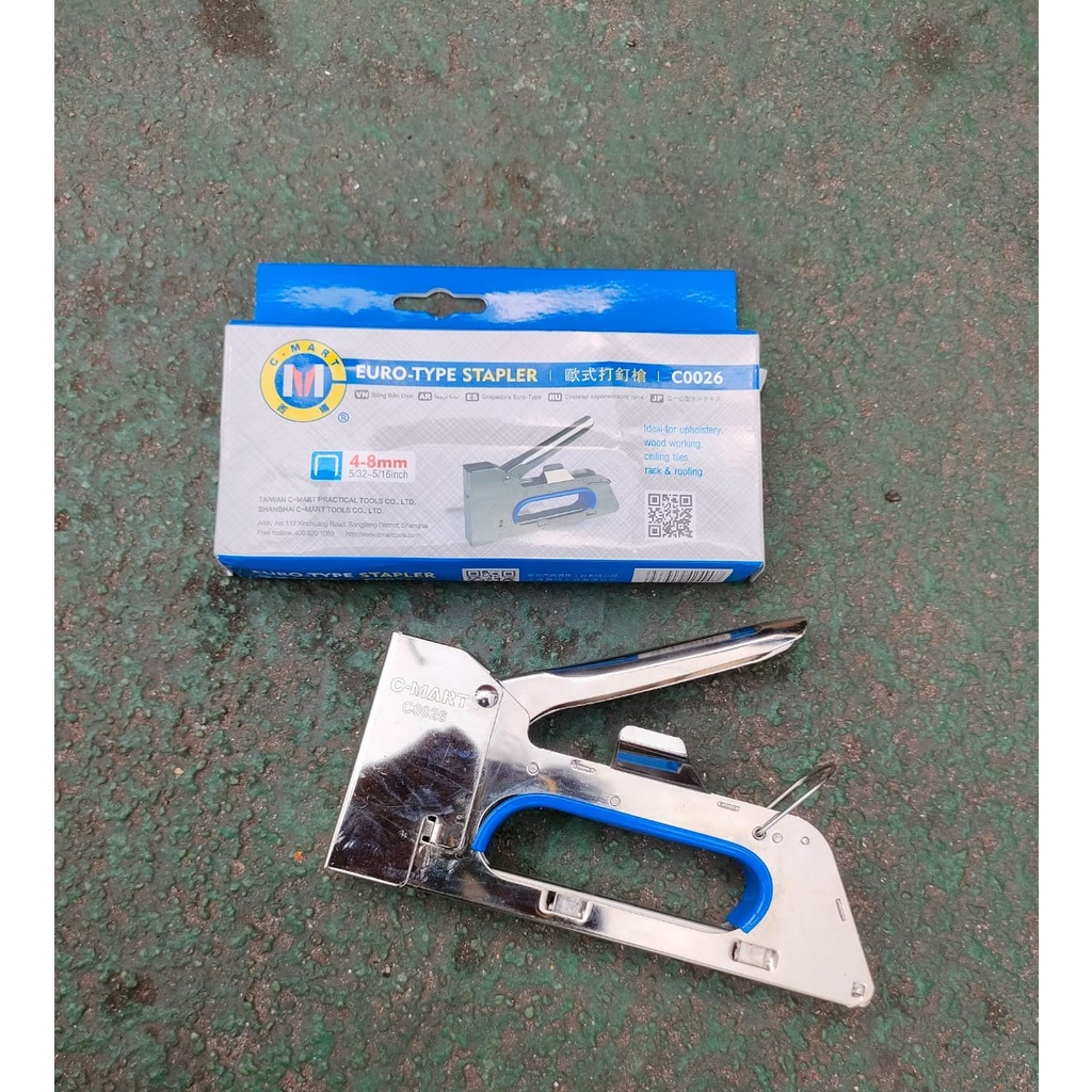 

Staples Gun 4-8mm C-Mart Steples Tembak 4-8 mm Stapler C-MART C0024
