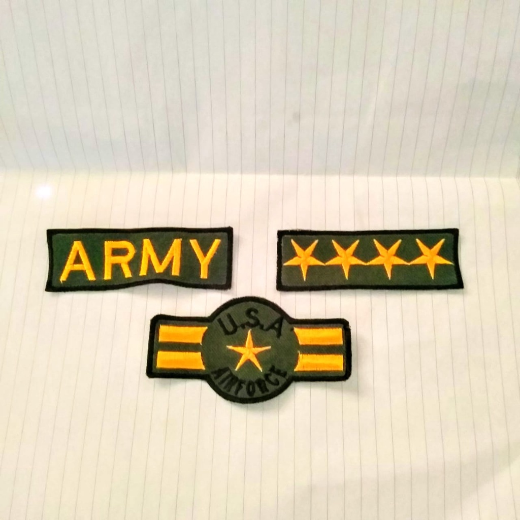 Patch Bordir Army Us Emblem