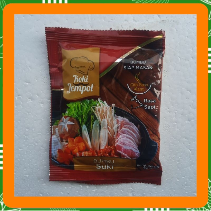 

Koki jempol Bumbu suki rasa sapi 60 gram Best Seller