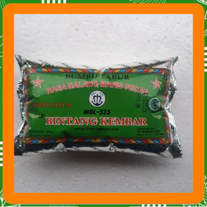 

MDL 525 BUMBU TABUR RASA BALADO PEDAS MANIS 250 GR Best Seller